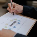 close-up-of-a-business-strategy-diagram-on-a-clipboard-with-
